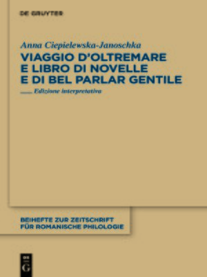 cover image of Viaggio d'Oltremare e Libro di novelle e di bel parlar gentile